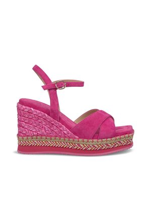 Sandalen met hoge hak - fucsia jaspeado