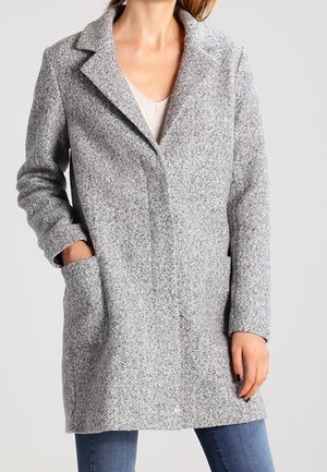 Kort kappa / rock - mottled light grey