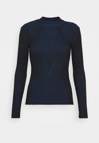 G-STAR Stickad tröja - dark blue