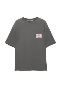 T-shirt med print - grey