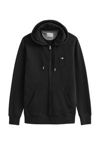SHIELD FULL ZIP HOODIE - Majica s kapuljačom i patentnim zatvaračem - black