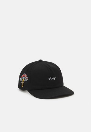 FRANK PANEL SNAPBACK UNISEX - Lippalakki - black