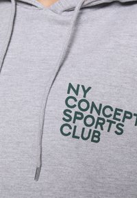 NY CONCEPT Felpa con cappuccio - mottled grey
