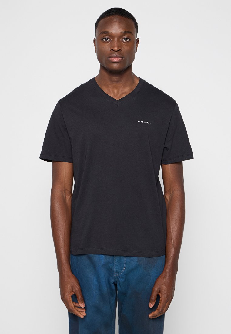Pepe Jeans T-shirt basic zwart