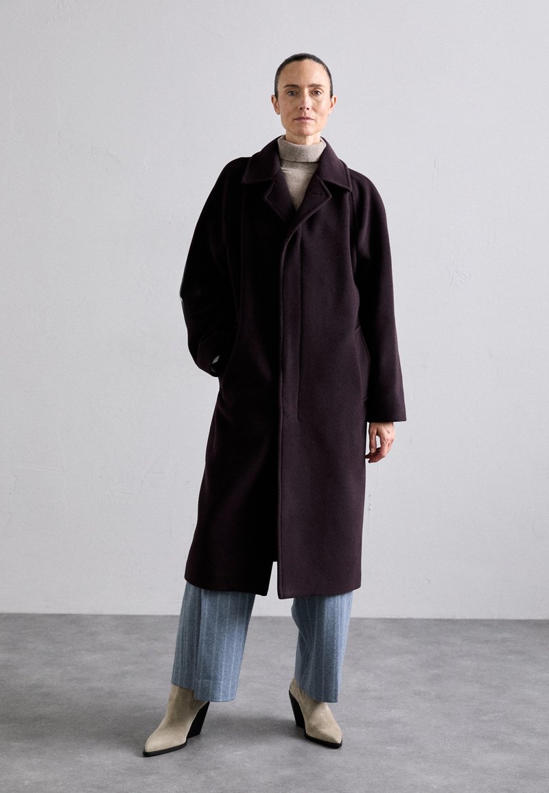 Filippa K CARCOAT - Manteau classique - dark burgu