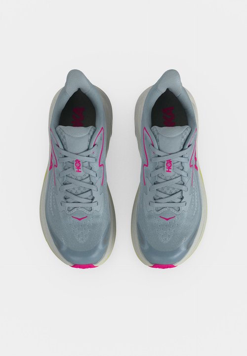 Hoka CLIFTON 10 BIG KIDS UNISEX - Road running shoes - overcast/neon dragonfruit — photo 5