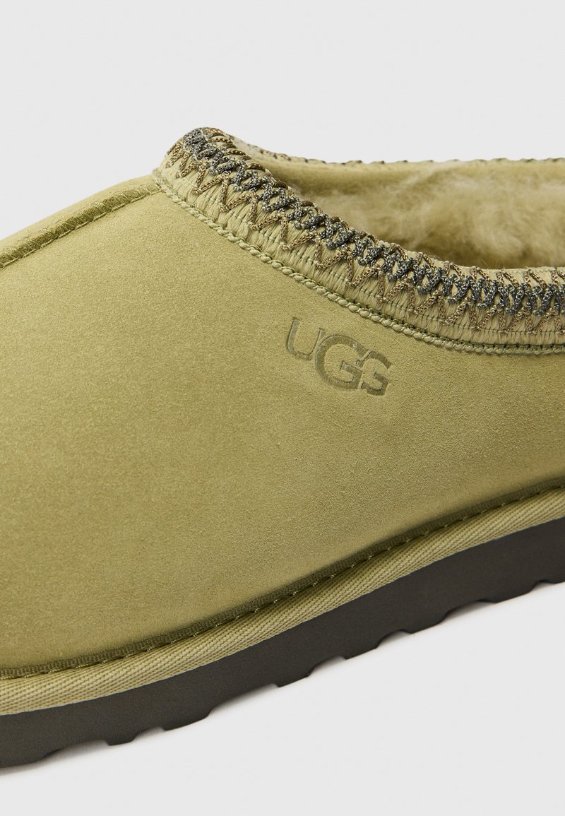 Men\'s UGG Tasman II Slipper in Muted Brass / Magnolia Leaf Suede Mens UGG Tasman II Slippers - Muted Brass Suede, Size 8 US  main image 2