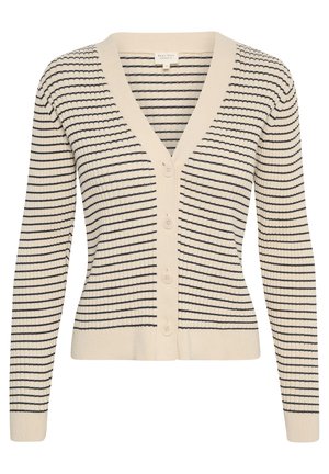 Part Two FLICKAPW - Cardigan - whitecap gray stripe