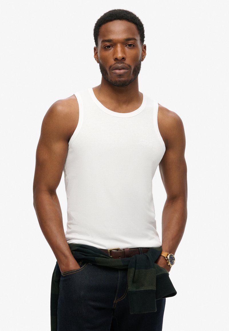 Superdry - Débardeur Essential Logo M6010819A Vert