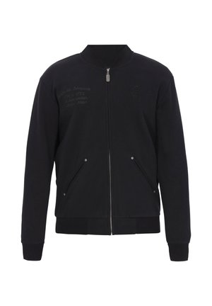 Tröja med dragkedja - black