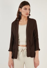 LELA REGULAR FIT - Kardigán - brown