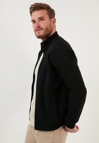 Buratti REGULAR FIT - Sweatjacke - black