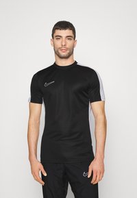 Nike Performance - ACADEMY 23 TOP BRANDED - Sport T-Shirt - black/white Thumbnail-Bild 1