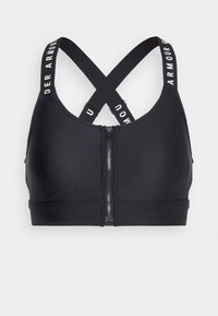 INFINITY HIGH BRA ZIP - Sport-bh met high support - black/white