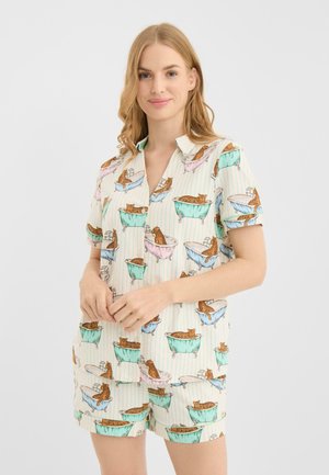 BUBBLE BATH LEOPARDS - Pigiama - green