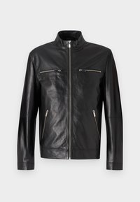 JONNY RACER JACKET - Kožená bunda - nappa black