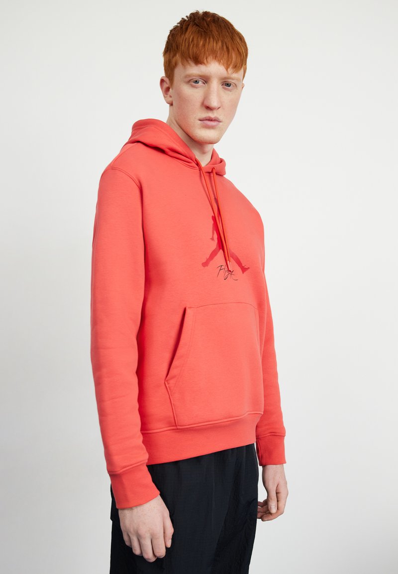 Jordan BASELINE - Jersey con capucha - lobster/(gym red)