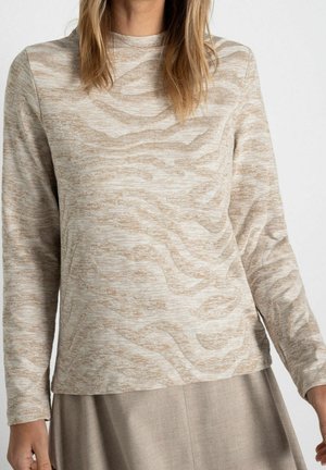 Jumper - mottled beige