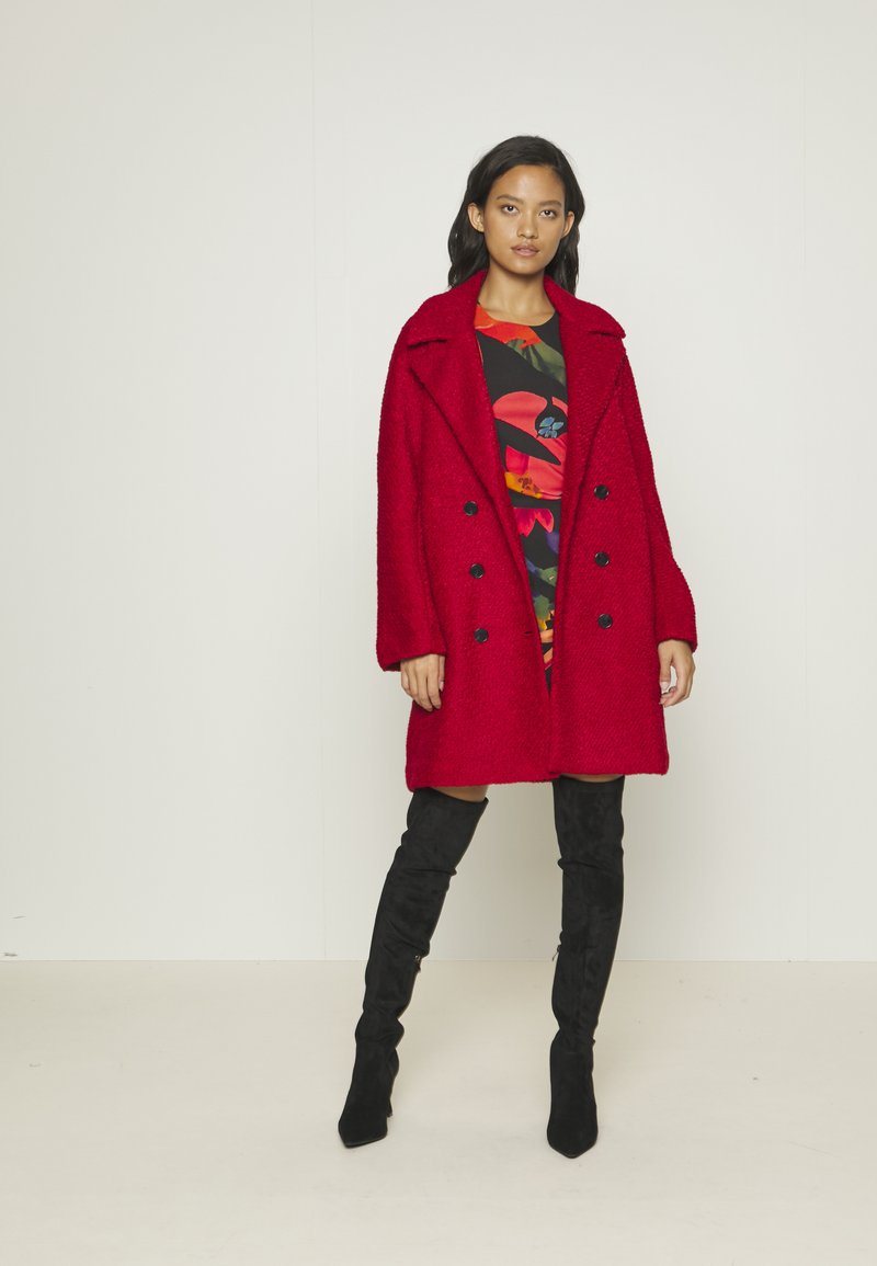 Prinz Endlich Geheim desigual mantel rot Stier Verkauf Verbannung