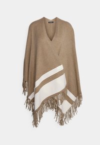 PONCHO - Capa - taupe/cre