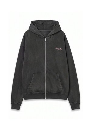 Pegador, PEGADOR OVERSIZED SWEAT JACKE BRIELLE - Felpa con zip - schwarz