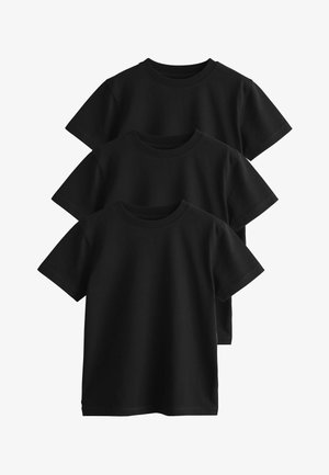 Next, MONOCHROME 3 PACK SHORT SLEEVE - T-shirts basic - black