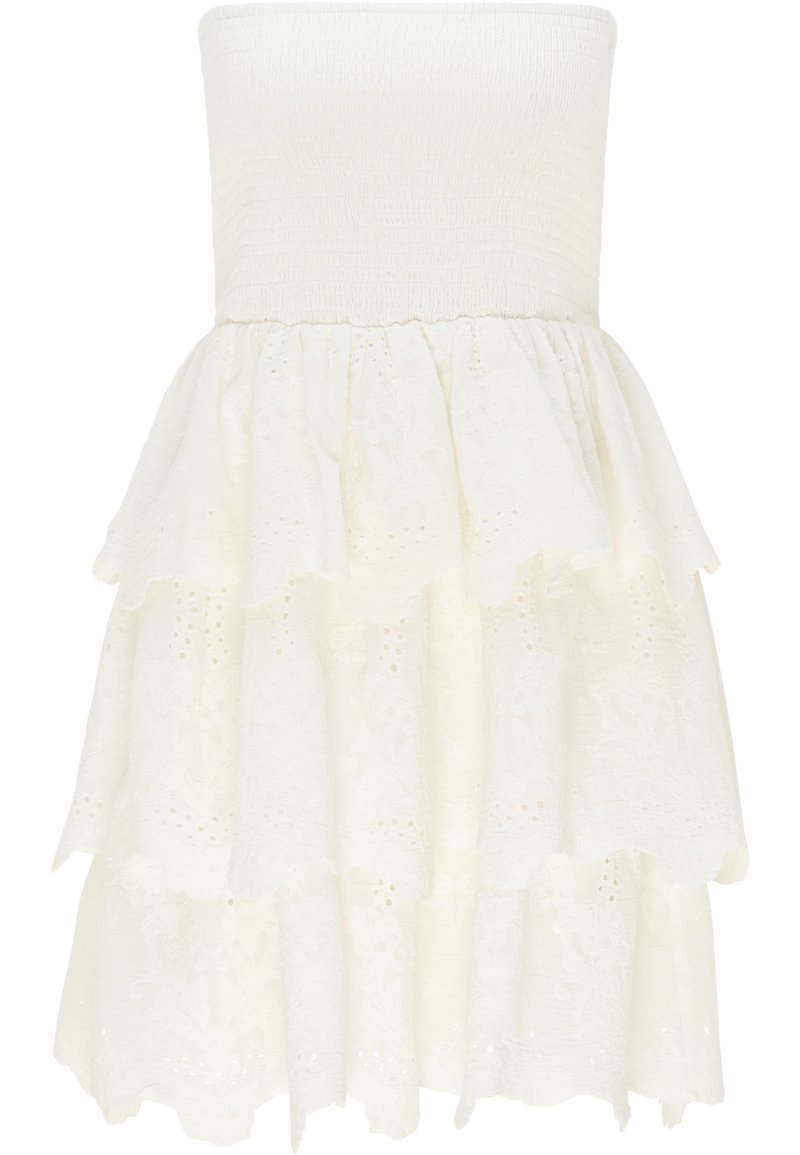 dreimaster Cocktailjurk wit