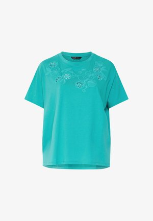 Yours Clothing, WOMEN'S CASUAL TOPS - T-Shirt print - turquoise