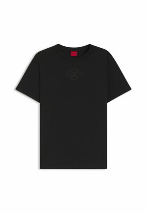 HUGO, HUGO DAMACIA_8 - T-Shirt print - black one