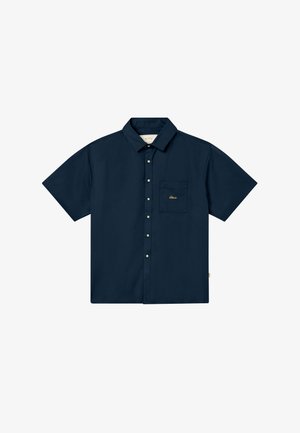 BLKVIS, BOXY SHORTSLEEVE SHIRT - Πουκάμισο - blueberry