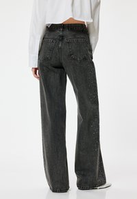 Koton WIDE LEG - Leveälahkeiset - black