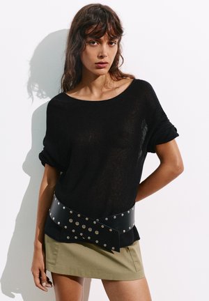 PULL&BEAR RUSTIC - JUMPER - Maglione - black