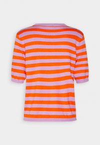 Kaffe MILO - Trükipildiga T-särk - lupine/orange