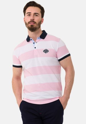 Cipo & Baxx Poloshirt - white pink