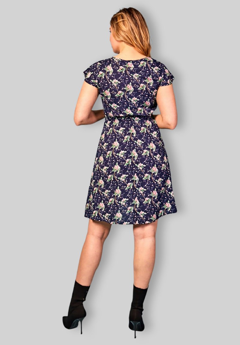Damen Freizeitkleider | Baloot RUBY Freizeitkleid blau - NI48983 Damen Freizeitkleider | Baloot RUBY Freizeitkleid blau - NI48983