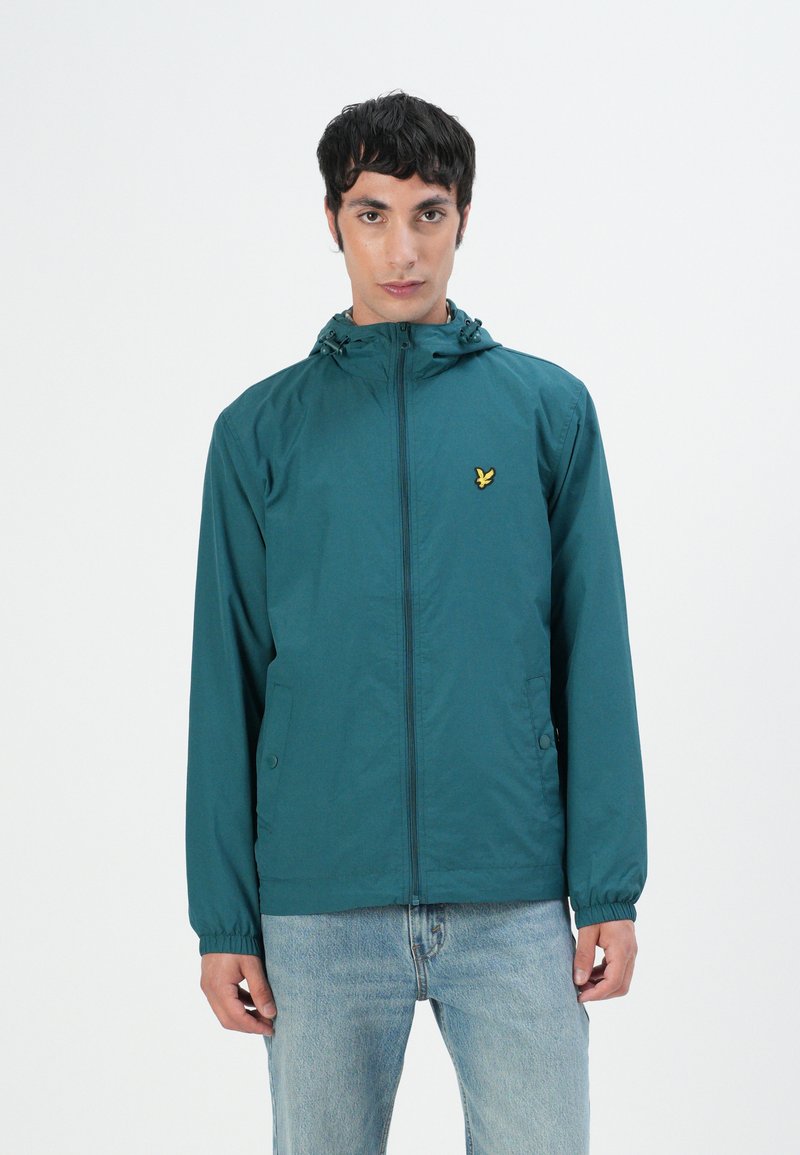 Lyle & Scott Lichte jas petrol