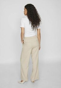 VILA VIVARONE HW WIDE - NOOS - Pantalones - feather gray