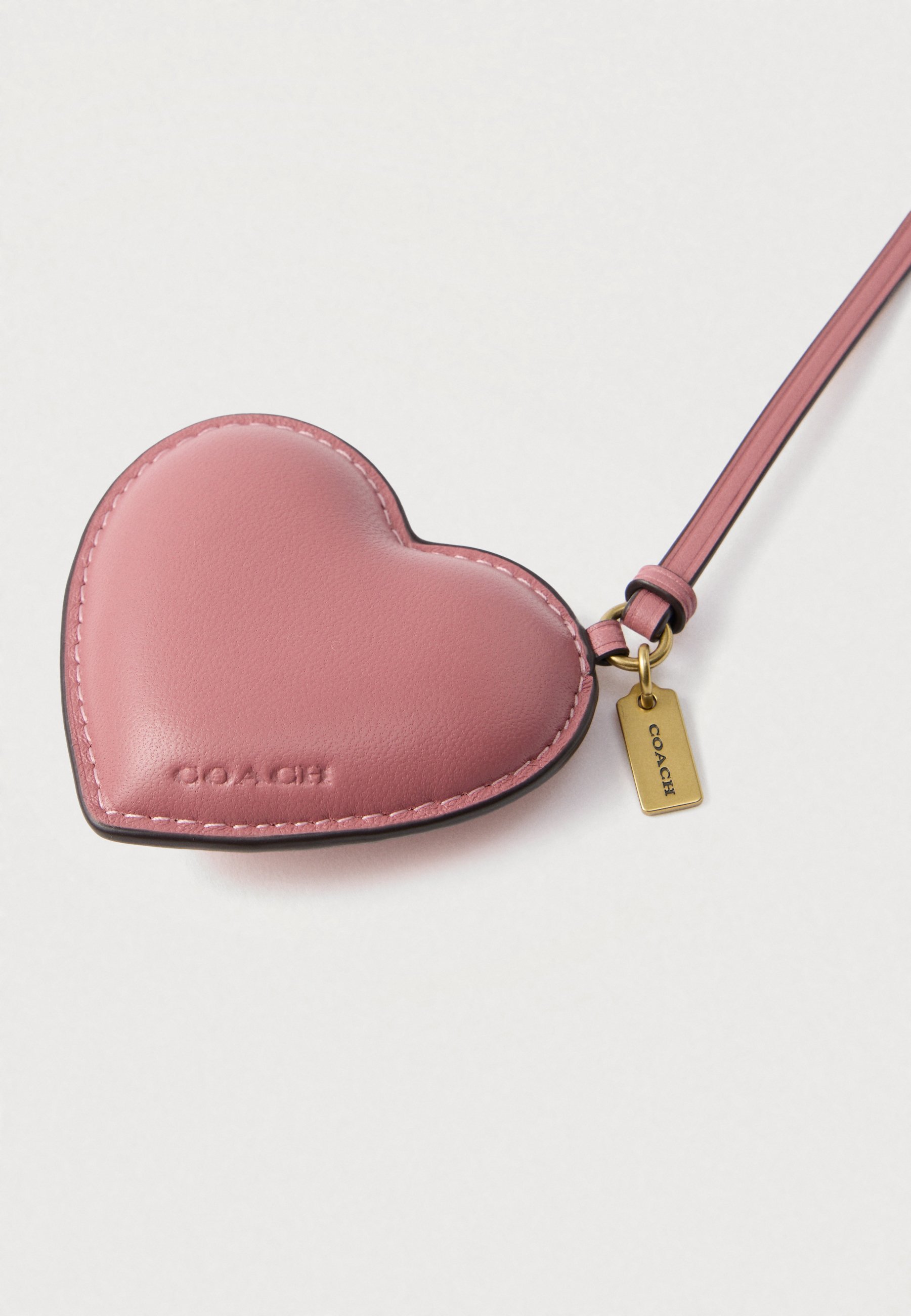 COACH HEART PUFFY BAG CHARM - Keyring - peony/light pink - Zalando