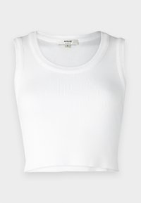 CROPPED POPPY TANK  - Topp - white