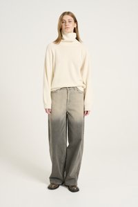 Gestuz - MANZI ROLLNECK - Jumper - egret Thumbnail Image 1