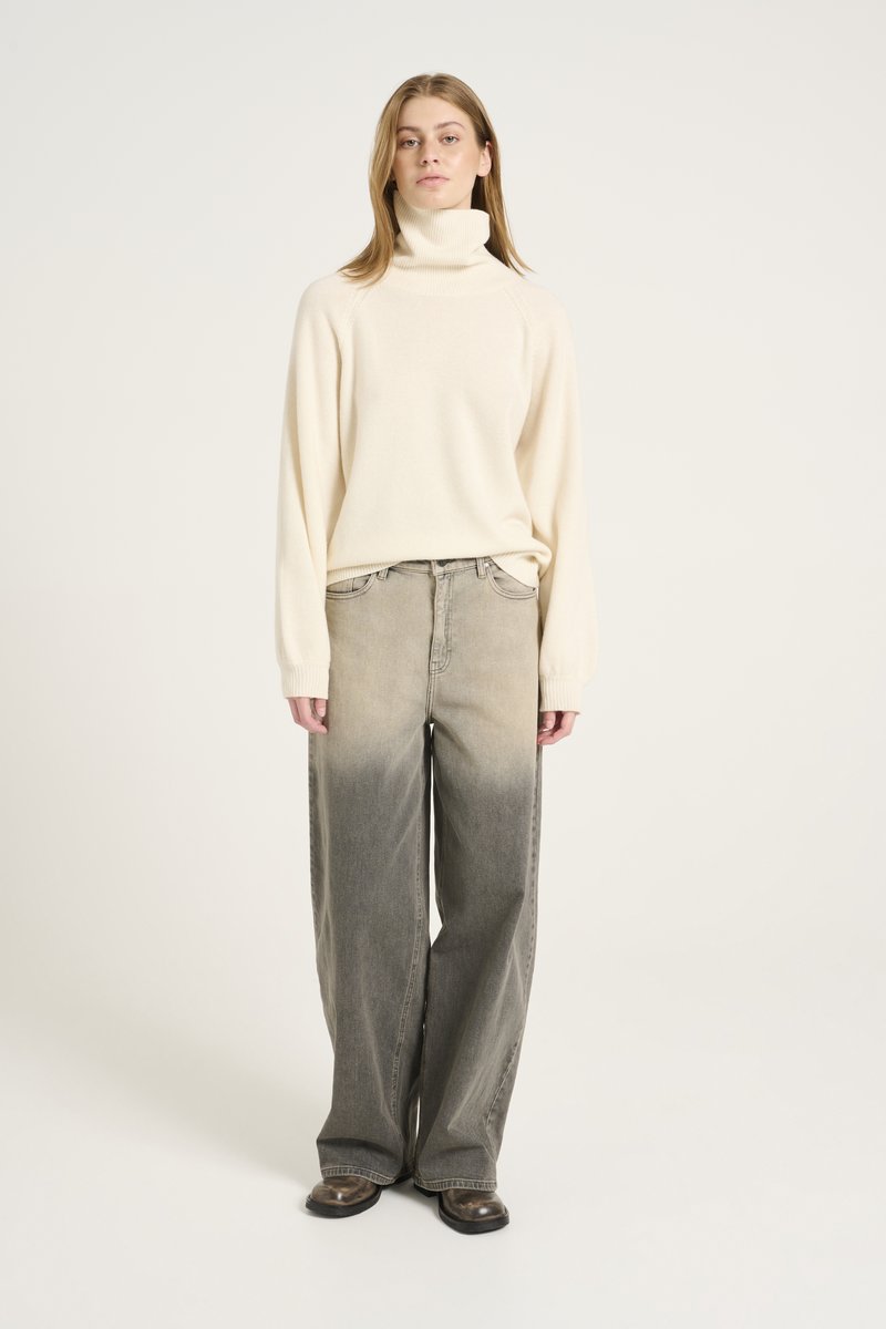 Gestuz - MANZI ROLLNECK - Jumper - egret, Enlarge