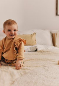 Next COSY SET - Legíny – nohavice - tan brown leopard print