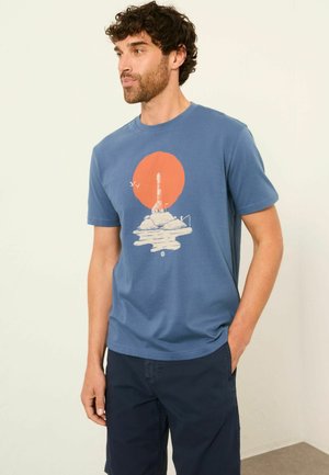 LIGHTHOUSE GRAPHI - T-Shirt print - blue denim