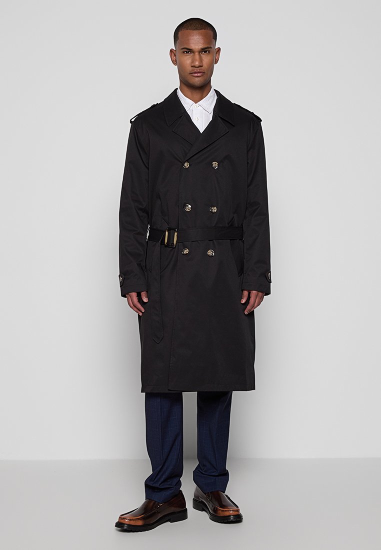 dreimaster Trenchcoat zwart
