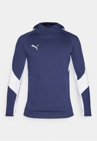 HOODY - Hoodie - navy/silver/white