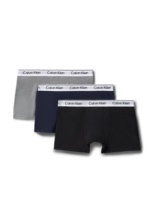 Calvin Klein Underwear 3 PACK - Μποξεράκια σε στενή γραμμή - black/grey heather/black iris