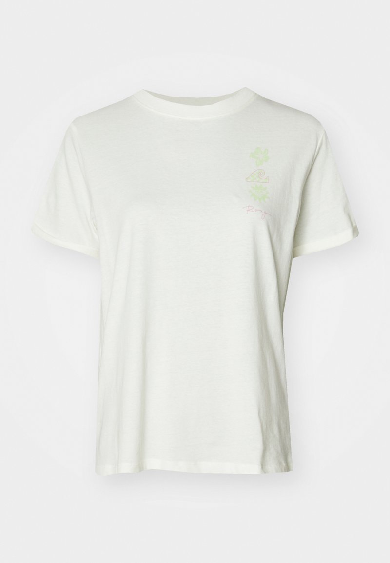 Roxy T-shirt con stampa avorio