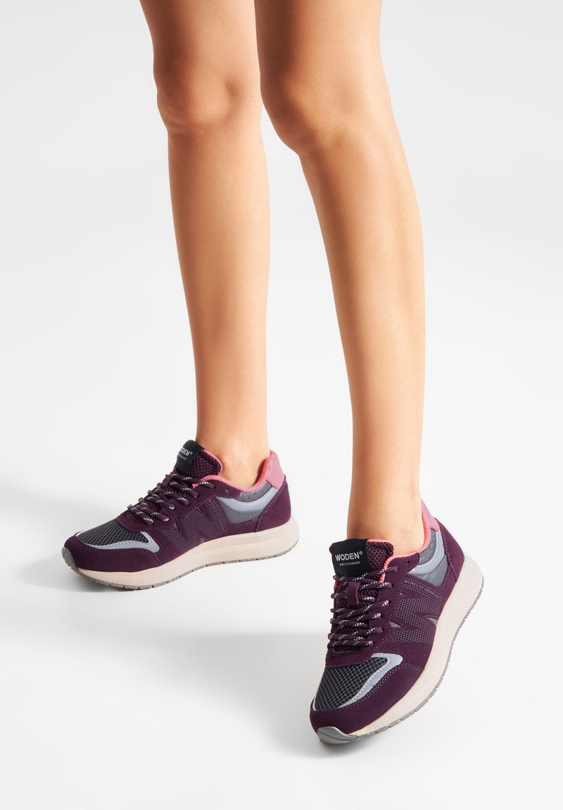 Woden SNEAKERS RIGMOR OPEN - Sneaker low - cherry