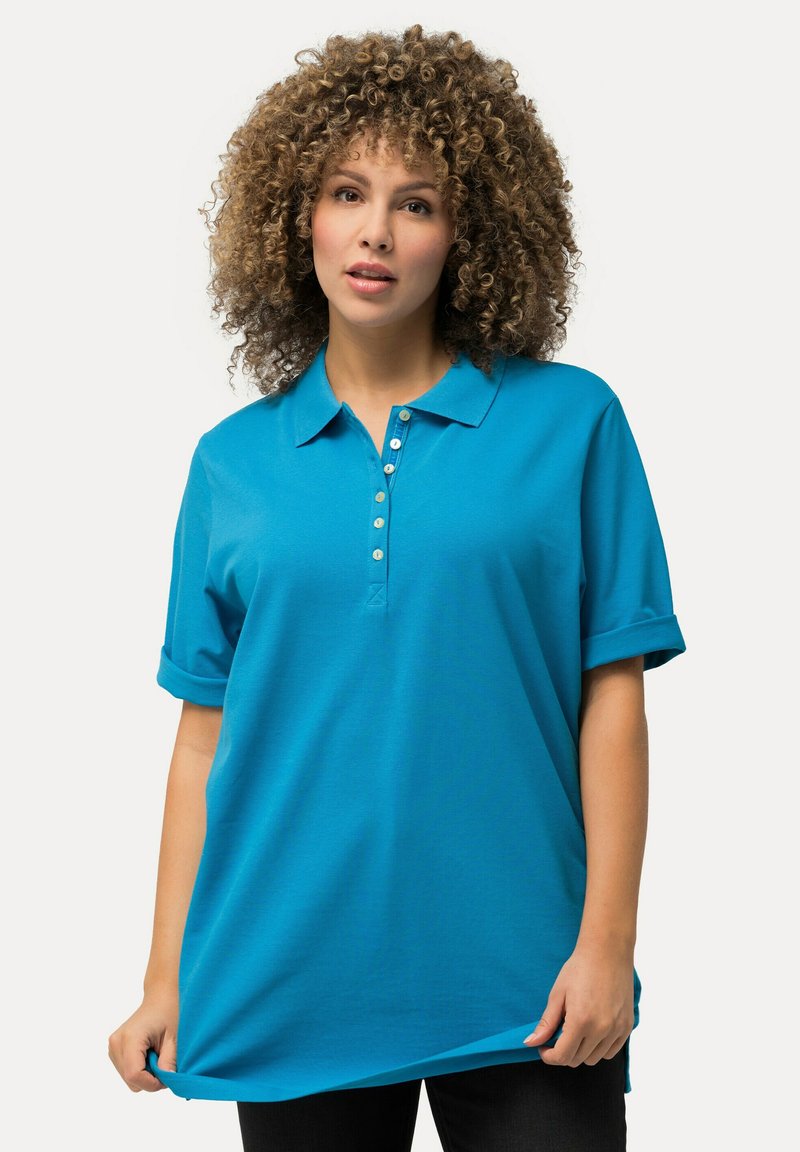 Ulla Popken MANCHES COURTES - Polotričko - blue