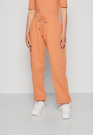 Nike Sportswear W PHNX FLC HR OS - Παντελόνι φόρμας - amber brown/sail